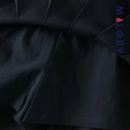 Ensemble kuromi Jupon plissé+chemise enfant fille -Violet