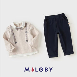 Ensemble habillé 3Pièces - Garçon -robes et ensembles pour filles, bébés et garcons - MALOBY