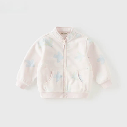 Sweat Polaire à Fermeture Éclair enfant fille -3 Motifs