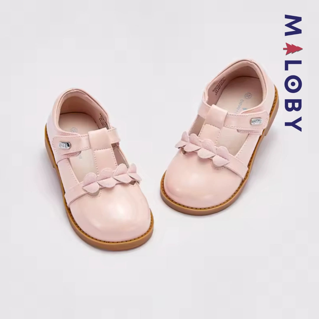 Ballerines Salomés enfant fille - Rose -robes et ensembles pour filles, bébés et garcons - MALOBY