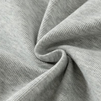 Ensemble sport veste zippée et pantalon évasé enfant fille- Gris chiné