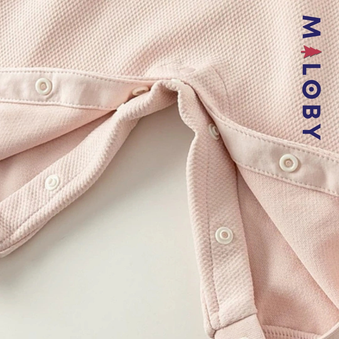 Combinaison longue effet 2 en 1 enfant fille -rose -robes et ensembles pour filles, bébés et garcons - MALOBY