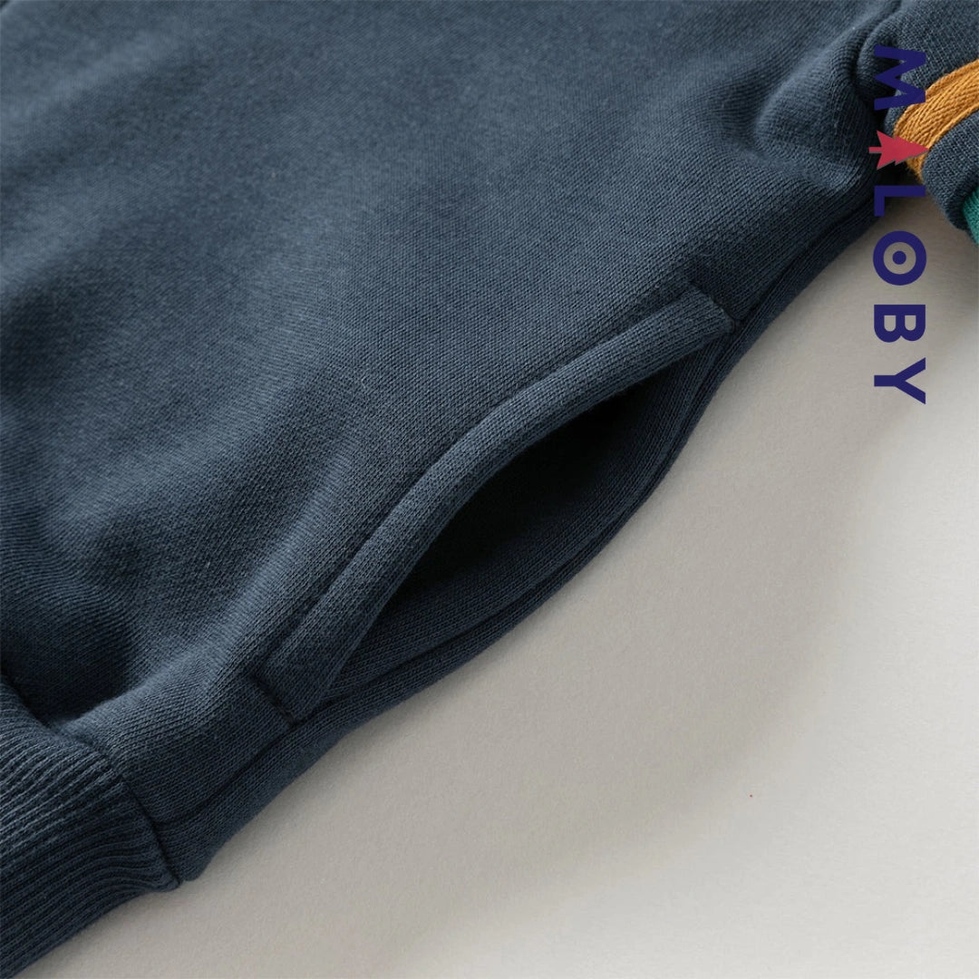 Ensemble 2 pièces sweat+ jogging enfant garçon- marine -robes et ensembles pour filles, bébés et garcons - MALOBY