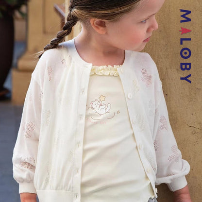 Débardeurs d'été en modal enfant fille -Jaune/Rose