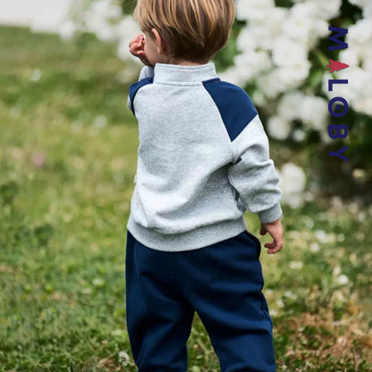 Ensemble sport 2 pièces enfant Garçon- bleu -robes et ensembles pour filles, bébés et garcons - MALOBY