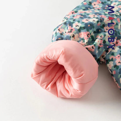 Parka imperméable doublée polaire enfant fille- Floral