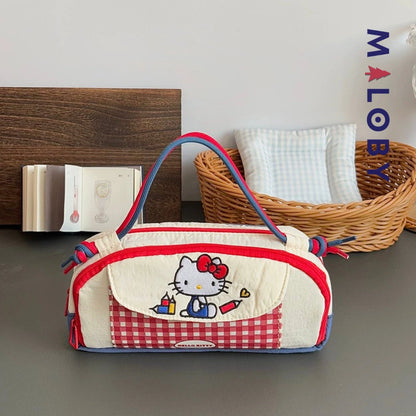 Trousse à crayon motif hello Ketty- Rouge