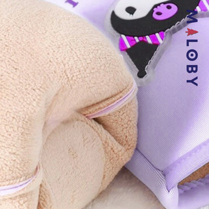 Gants style KUROMI enfant fille - Violet