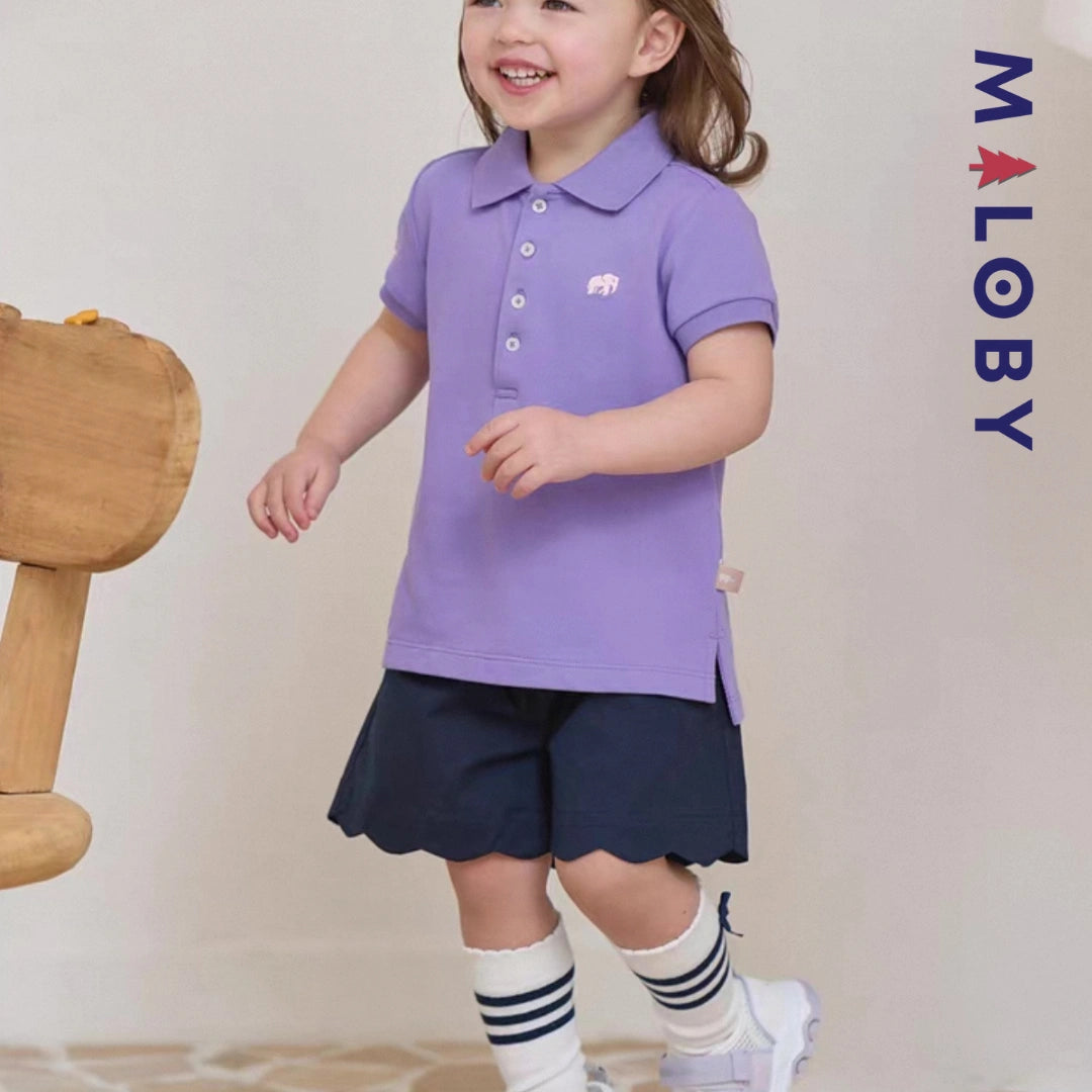 Short volonté enfant fille- Marine/Beige
