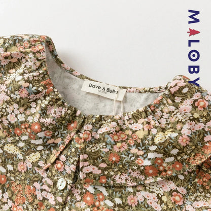 Robe en motifs fleuris enfant fille - floral -robes et ensembles pour filles, bébés et garcons - MALOBY