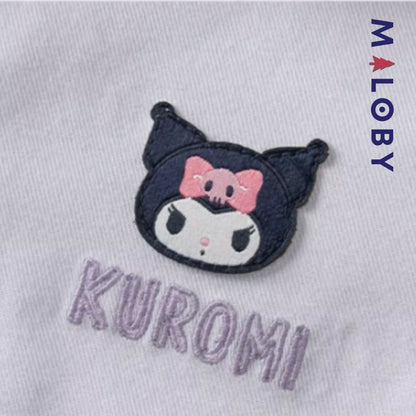 Ensemble habillé Jupon plissé+chemise style kuromi enfant fille -marine