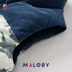 Doudoune sans manches Garçon- Bleu -robes et ensembles pour filles, bébés et garcons - MALOBY