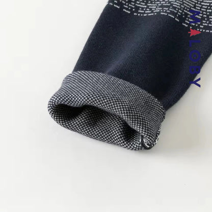 Pull à col chemise effet 2 en 1 enfant garçon -Marine -robes et ensembles pour filles, bébés et garcons - MALOBY