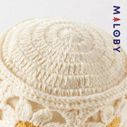 Bob en pur coton enfant fille -Beige