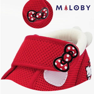 Chaussons premiers pas Bébé Fille- Rouge -robes et ensembles pour filles, bébés et garcons - MALOBY