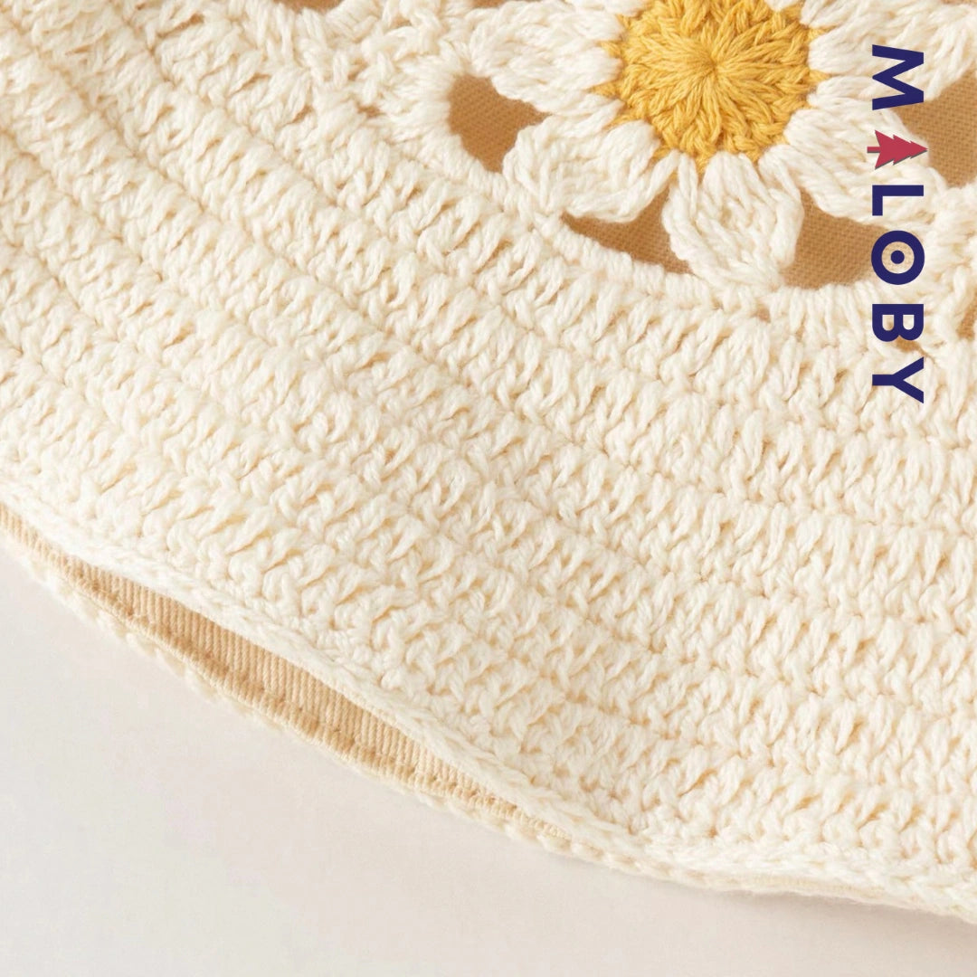 Bob en pur coton enfant fille -Beige