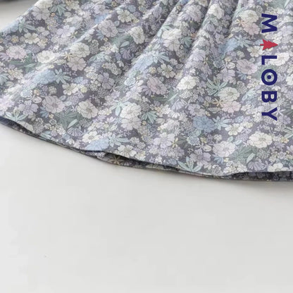 Ensemble 2 pièces blouse + Legging enfant fille- floral