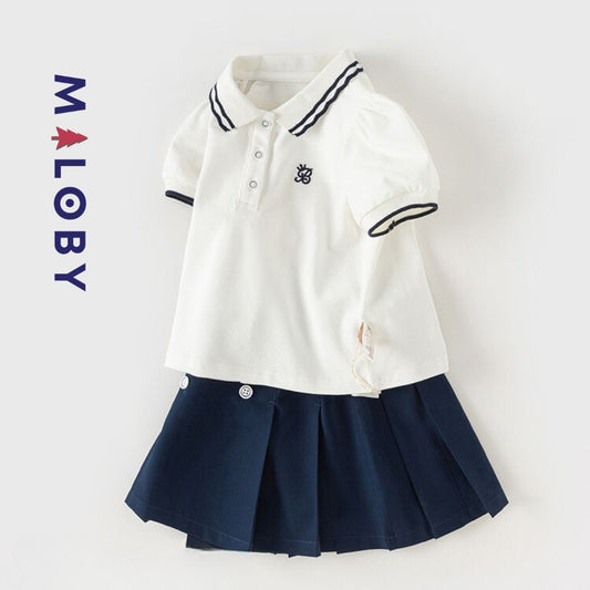 Ensemble Jupon + polo - Fille -robes et ensembles pour filles, bébés et garcons - MALOBY