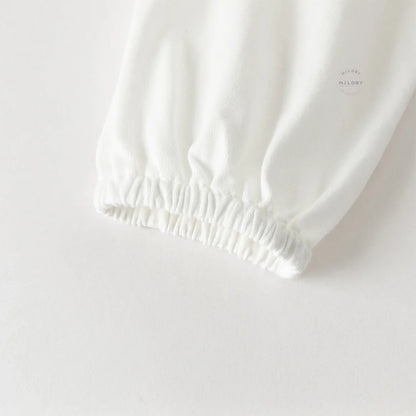 Robe bi-matière motif Papillons 🦋 enfant fille- Marine