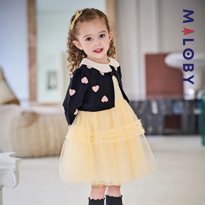 Robe cérémonie  avec Boléro intégré- beige