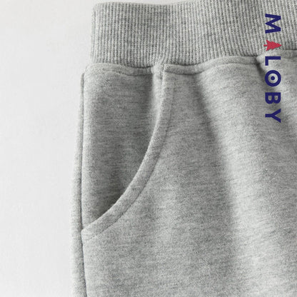 Ensemble 2 pièces sweat-shirt + pantalon enfant fille- Rose -robes et ensembles pour filles, bébés et garcons - MALOBY