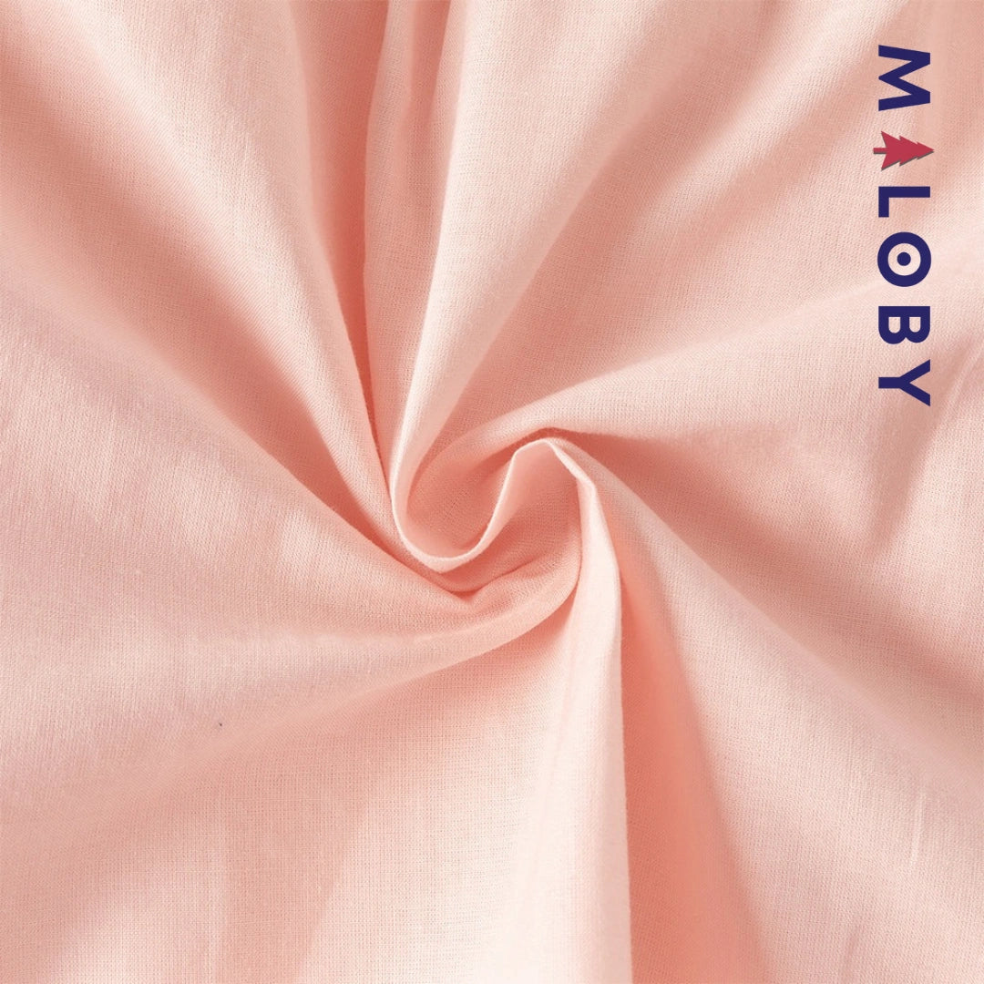 Robe princesse bi-matière enfant fille - rose -robes et ensembles pour filles, bébés et garcons - MALOBY