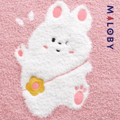 Pyjama 2 pièces en polaire enfant fille - Rose