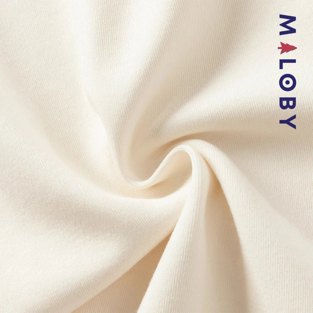 Legging à volants enfant fille - blanc/gris -robes et ensembles pour filles, bébés et garcons - MALOBY