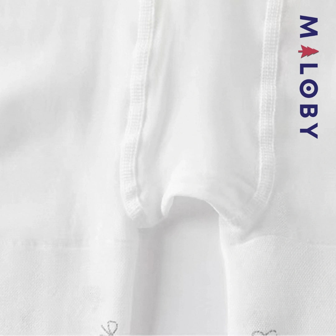 Collant fins motifs nœuds argentés enfant fille -Blanc -robes et ensembles pour filles, bébés et garcons - MALOBY