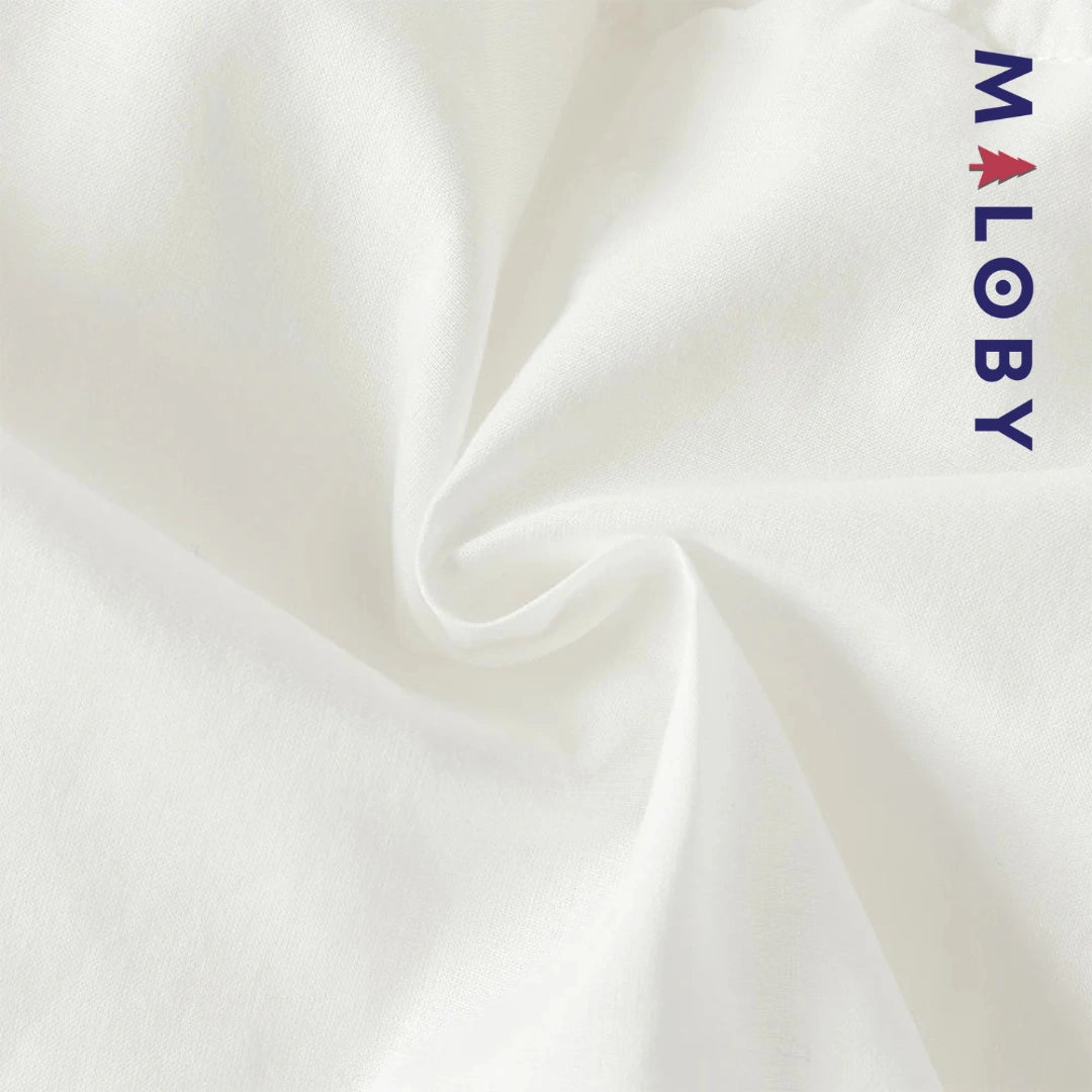 Robe haute couture de cérémonie enfant fille -Blanc