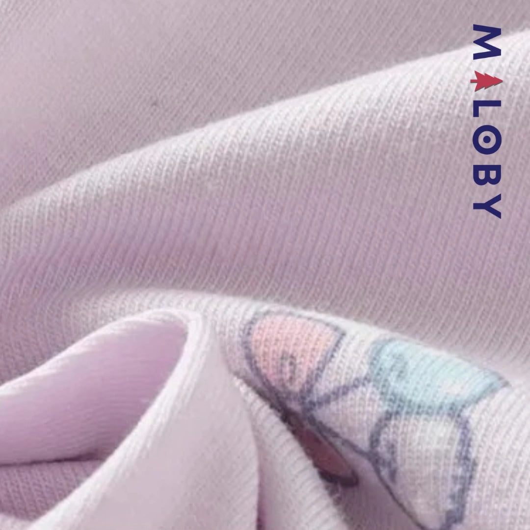 Ensemble Pyjama 2 pièces motif Kuromi enfant fille -Violet
