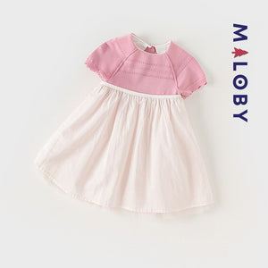 Robe à volants brodée - Fille -robes et ensembles pour filles, bébés et garcons - MALOBY