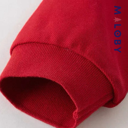 Polo colorblock manches longues enfants garçon -Gris -robes et ensembles pour filles, bébés et garcons - MALOBY