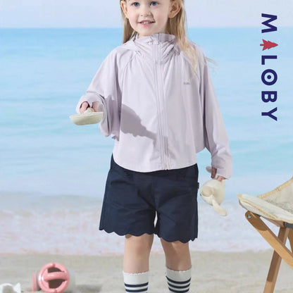 Short volonté enfant fille- Marine/Beige