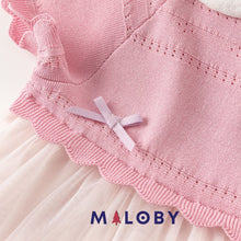 Charger l&#39;image dans la galerie, Robe à volants brodée - Fille -robes et ensembles pour filles, bébés et garcons - MALOBY
