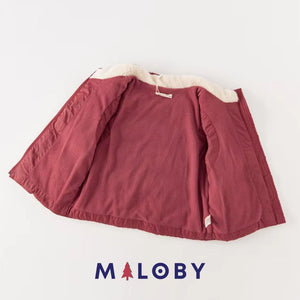 Doudoune sans manches enfant garçon -Rouge -robes et ensembles pour filles, bébés et garcons - MALOBY