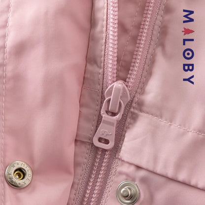 Veste mi-saison imperméable enfant fille- Rose