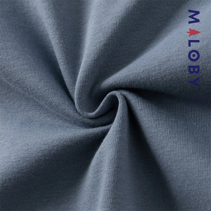 Combinaison longue en molleton enfant garçon - Gris bleu