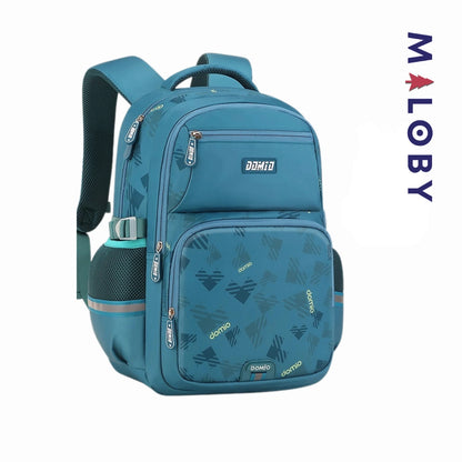 Pack Cartable scolaire + Trousse enfant Garçon - Vert canard -robes et ensembles pour filles, bébés et garcons - MALOBY