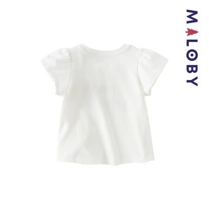 T-shirt d'Eté Hello Ketty enfant fille -Blanc