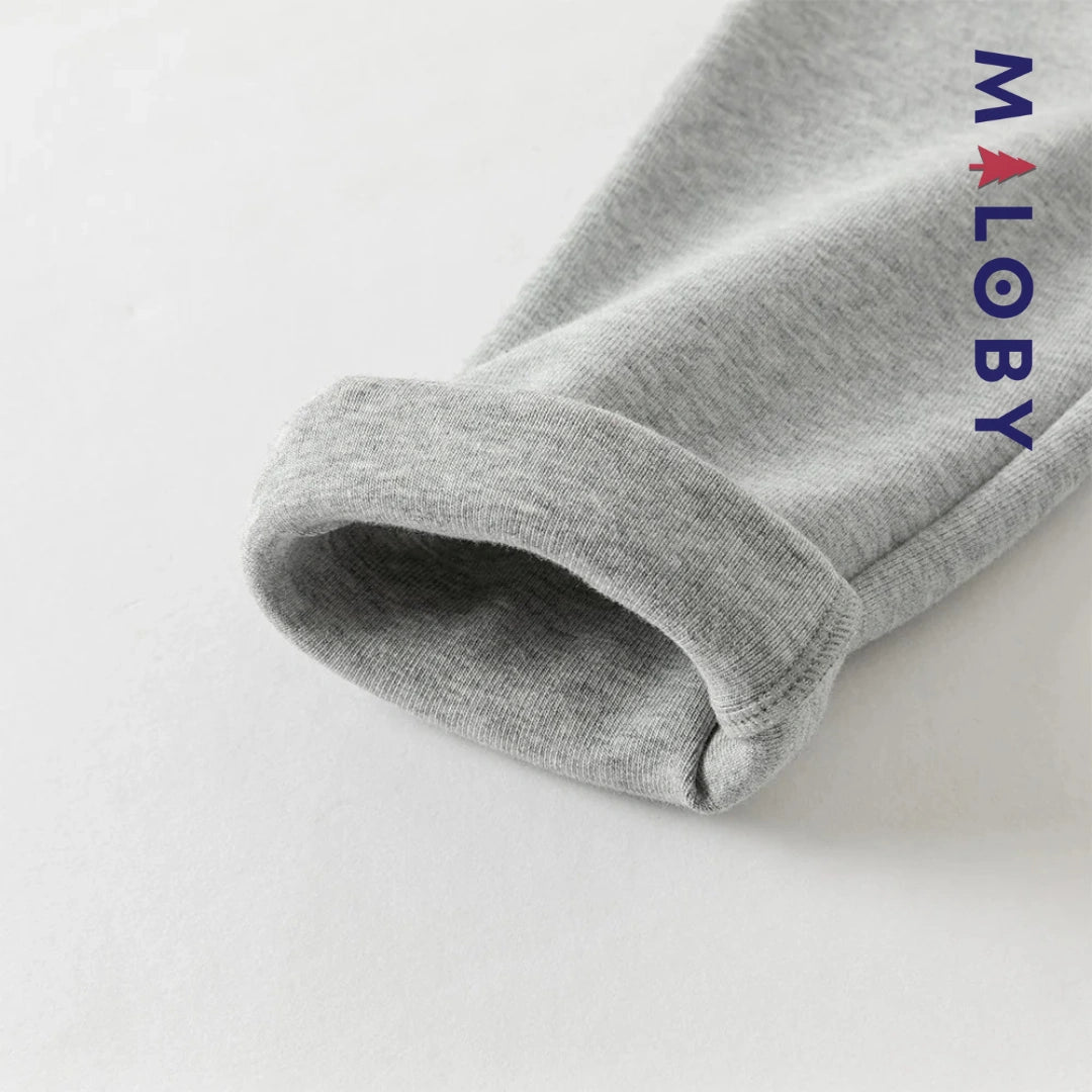 Legging à nœud enfant fille - gris -robes et ensembles pour filles, bébés et garcons - MALOBY