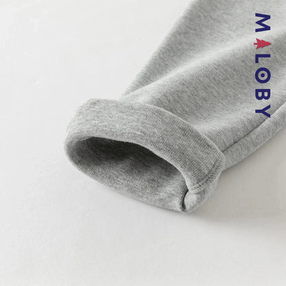 Legging à nœud enfant fille - gris -robes et ensembles pour filles, bébés et garcons - MALOBY