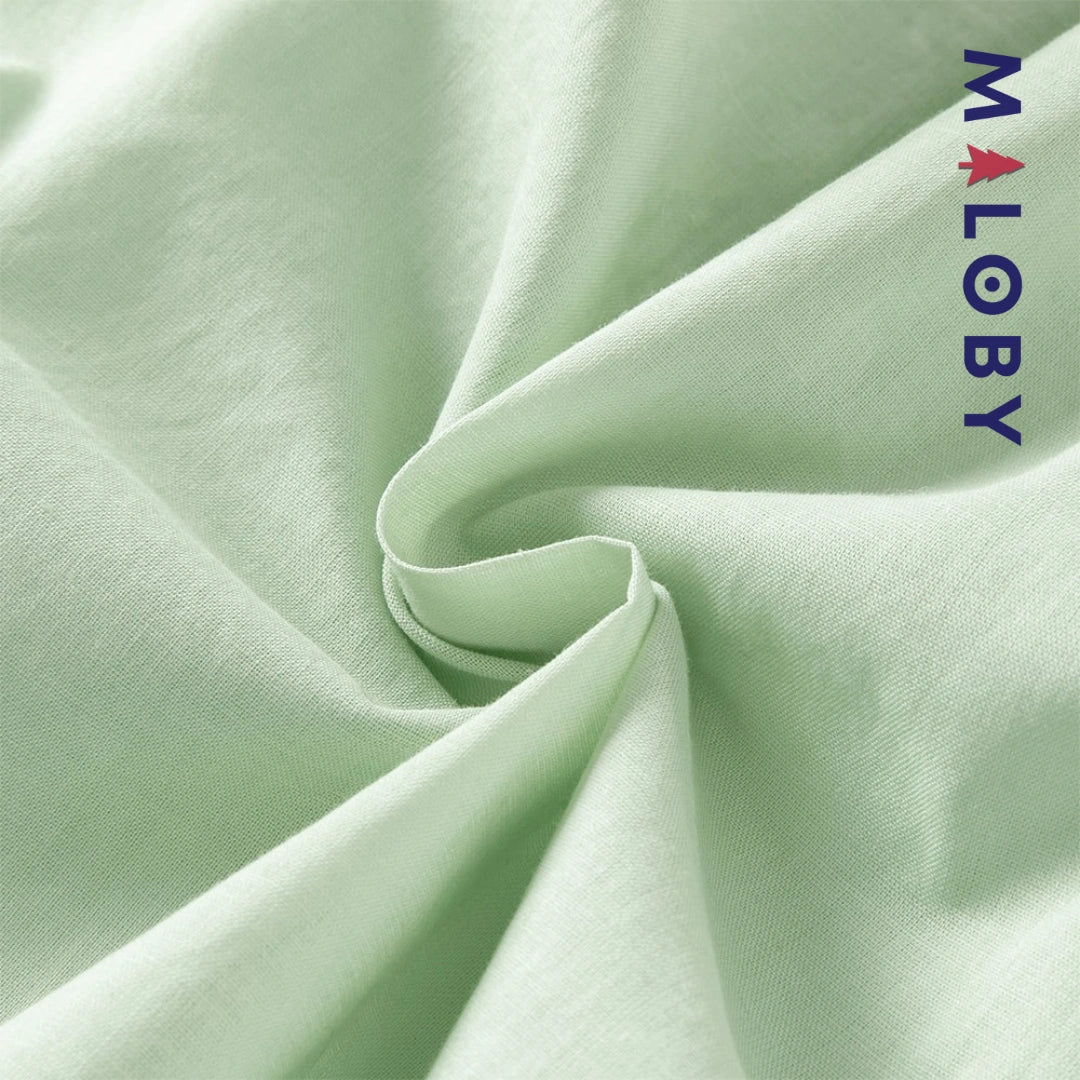 Robe cérémonie brodée fleurs enfant fille -Vert
