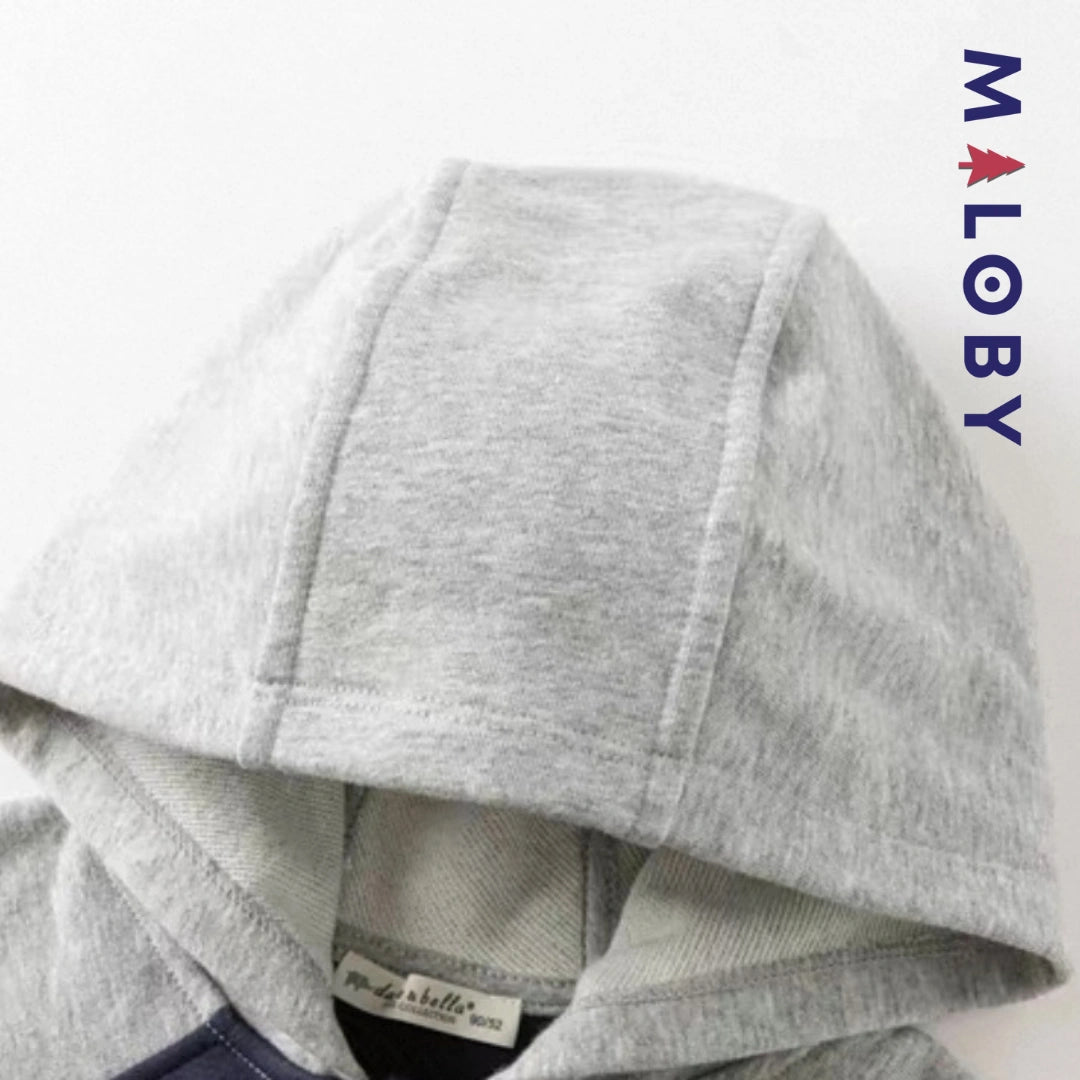 Ensemble sport 2 pièces enfant garçon-Marine -robes et ensembles pour filles, bébés et garcons - MALOBY