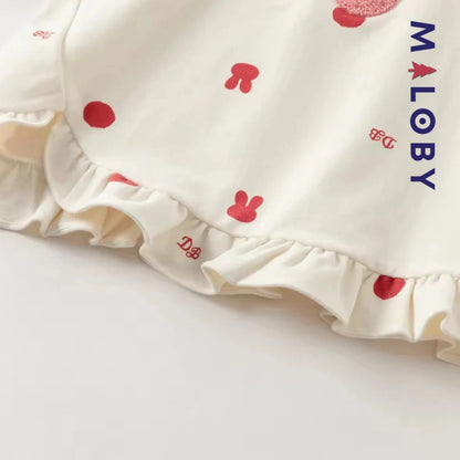 Ensemble 2 pièces sweat + Legging enfant fille- Rose