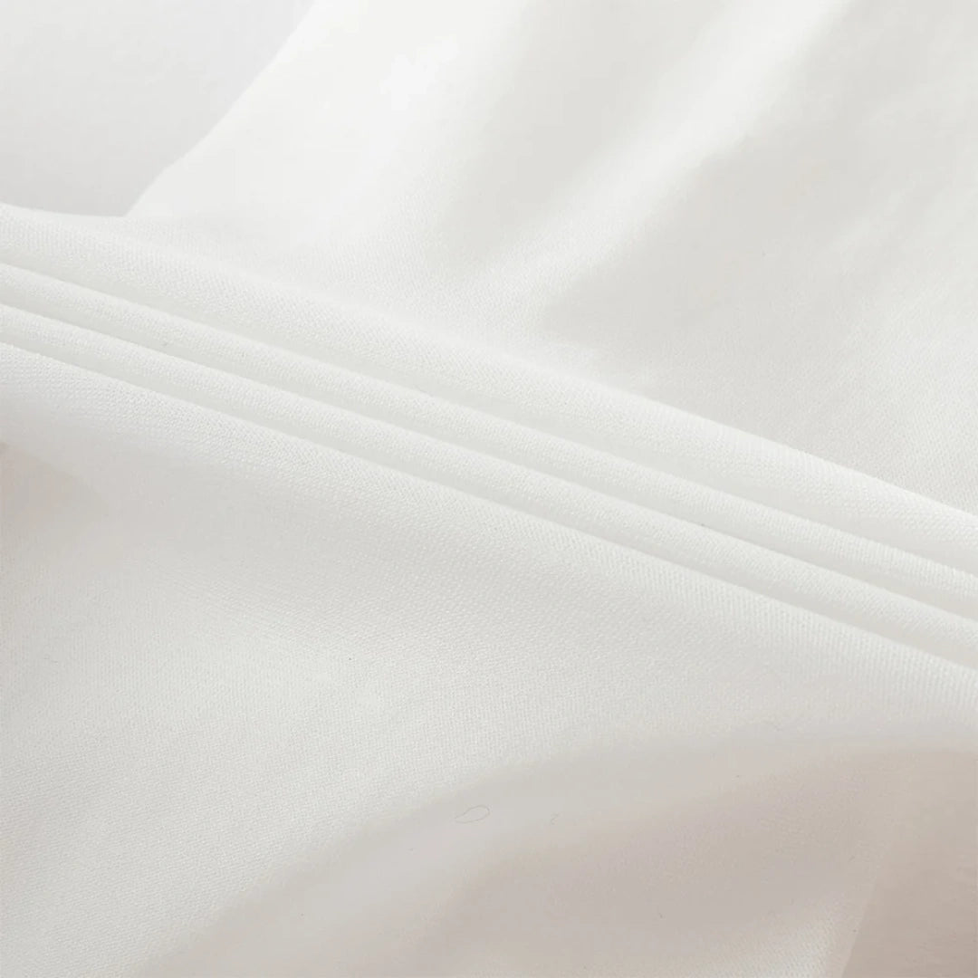 Collants fins à doubles nœuds enfant fille blanc, vêtement enfant maroc - MALOBY