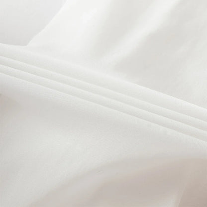 Collants fins à doubles nœuds enfant fille blanc, vêtement enfant maroc - MALOBY