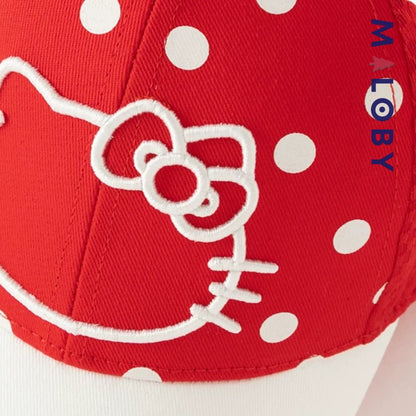 Casquette respirante motif hello Ketty enfant fille -Rouge