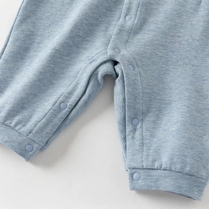 Combinaison cérémonie avec nœud papillon enfant garçon bleu, vêtement bébé maroc - MALOBY