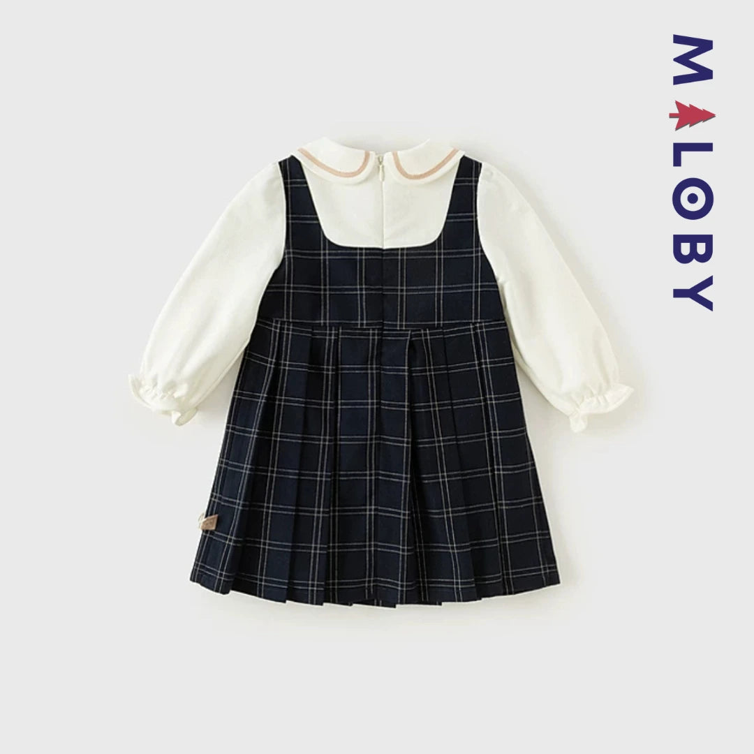 Robe princesse à carreaux- Fille -robes et ensembles pour filles, bébés et garcons - MALOBY